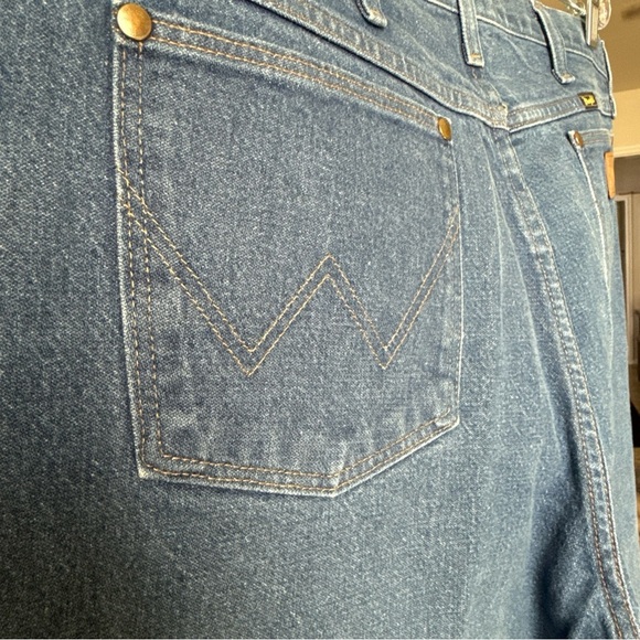 Wrangler Men’s 13MWZ Cowboy Cut Original Blue Jeans Size 38x34 - Picture 8 of 12